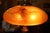 Vintage Art Nouveau Blown Glass Table Lamp W/ Brass Base, Caramel Slag, Houze For Sale - Image 14 of 15