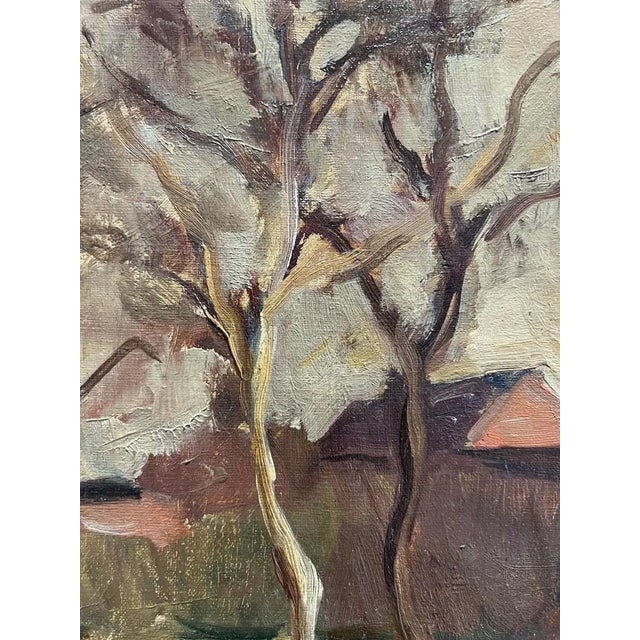 Charles Émile Moïse Hornung, A l'orée du village, 1929, Oil on Canvas, Framed For Sale - Image 6 of 10