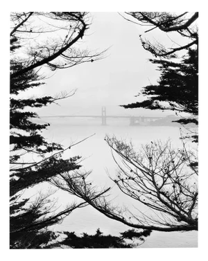 Golden Gate Bridge Lands End - Black and White Landscape Art Photography 2023