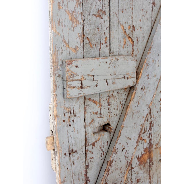 Antique Painted Wood Door Chairish