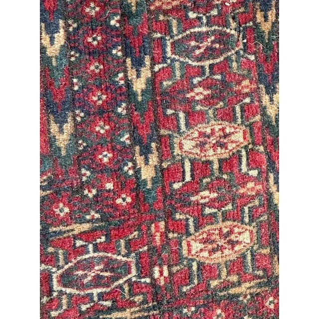 Antique Distressed Bokhara Rug, 1920s For Sale - Image 18 of 18
