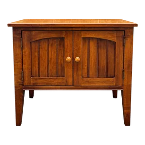 Ethan Allen Country Colors Rustic Traditional Maple Chairside Chest or Nightstand (14-9401)
