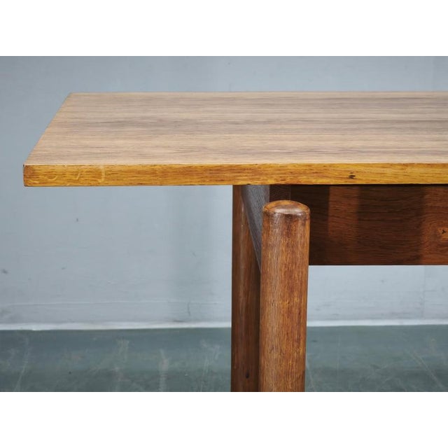 Brown Czech Coffee Table in Oak by Krásná Jizba, 1960s For Sale - Image 8 of 16