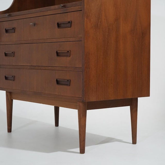 Teak Secretary by Gunnar Nielsen Tibergaard for Tibergaard, 1960s For Sale - Image 12 of 16