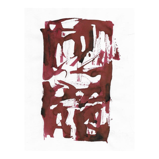 1991 Mark Dorman Abstract Totem Painting For Sale