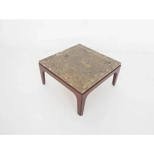 Mid-Century Fossil Stone Coffee Table, 1970s For Sale - Image 9 of 9