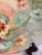 Early 20th Century Antique Hand-Painted Bavarian Floral Cake Plate With Gold Trim Handles For Sale - Image 5 of 11