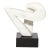 Mid-Century Modern Carrara Marble Abstract Sculpture For Sale