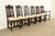 Berkey & Gay Berkey & Gay Antique English Jacobean Carved Walnut Dining Chairs, Set of Six For Sale - Image 4 of 14