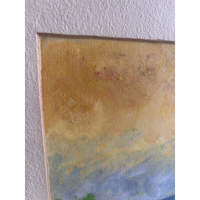 Original Signed 1976 California Coastal Landscape Oil Painting, Monterey Peninsula Impressionist Seascape, Framed 27.5” X 22” For Sale - Image 9 of 11