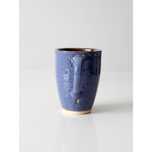 Vintage Handmade Studio Pottery Mug For Sale - Image 4 of 11