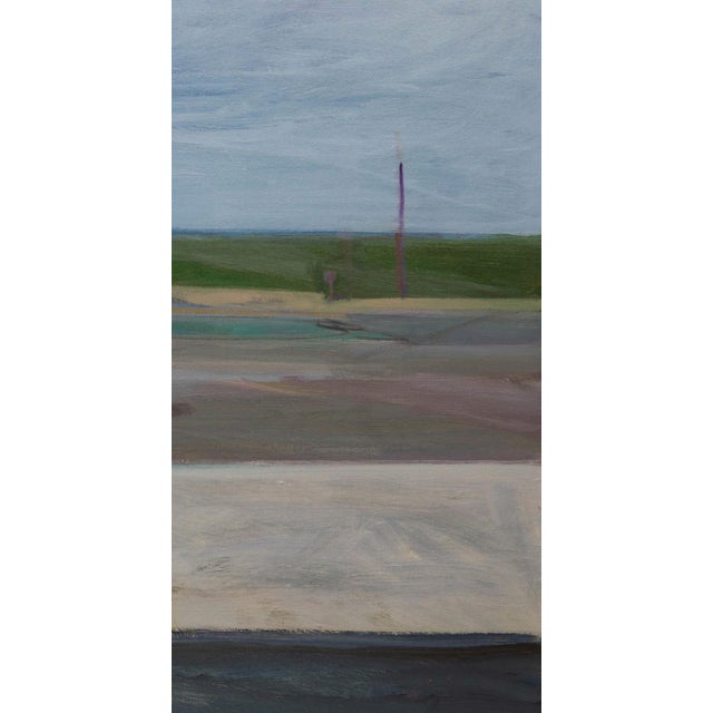 Contemporary Neighbour by Hiroshi Sato | Oil on canvas depicting figures in a suburban setting. For Sale - Image 3 of 5