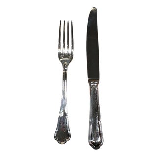 Contours Forks and Knives from Ercuis, Set of 24 For Sale