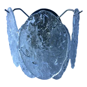 Murano Glass "Nuvola" Wall Sconce in Venini Style