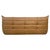 French 3-Seater Togo Sofa in Dark Camel Leather attributed to Michel Ducaroy for Ligne Roset For Sale - Image 10 of 11