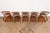 1960s Kipp Stewart for Drexel Declaration Sculpted Walnut Dining Chairs, Set of Five For Sale - Image 5 of 12