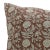 Floral Block Print Cushion Cover for Home Decor Thick Linen 20x20 Inch- Shillong For Sale - Image 4 of 4