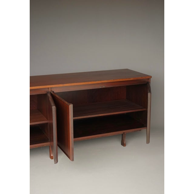 Brown Caleno Sideboard by Giovanni Ausenda for Stilwood, 1960s For Sale - Image 8 of 13