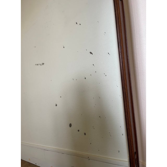 1940s Large Vintage Oak Fireplace Mirror, 1940 For Sale - Image 5 of 6