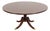 Baker Furniture Georgian Banded Mahogany Pedestal Dining Table, Newly Refinished For Sale