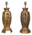 Mid 20th Century Asian MidCentury Us-Wired Table Lamps with Carved Openwork Floral Motifsv - a Pair For Sale