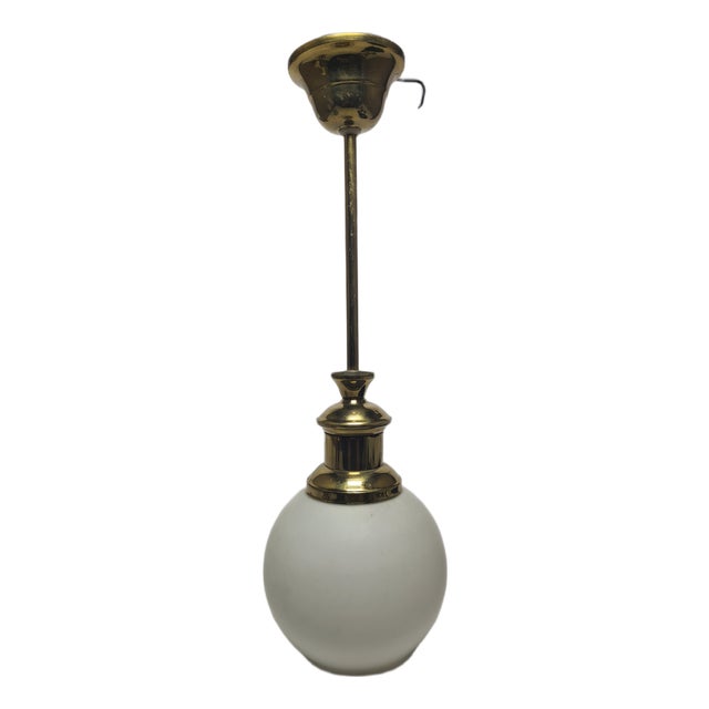 Art Deco Pendant Lamp, Poland, 1950s For Sale