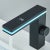 Lights Black Bathroom Sink Faucet 1 Hole Led Temp Display Lavatory Vanity Mixer Taps For Sale - Image 7 of 8