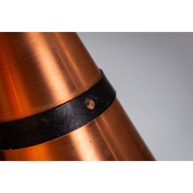 Pendant Lamp in Dark Stained Wood, 1960s For Sale - Image 10 of 12