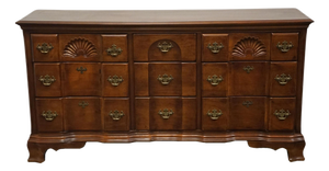 Universal Furniture Cherry Traditional Style Blockfront 64" Triple Dresser 605-040