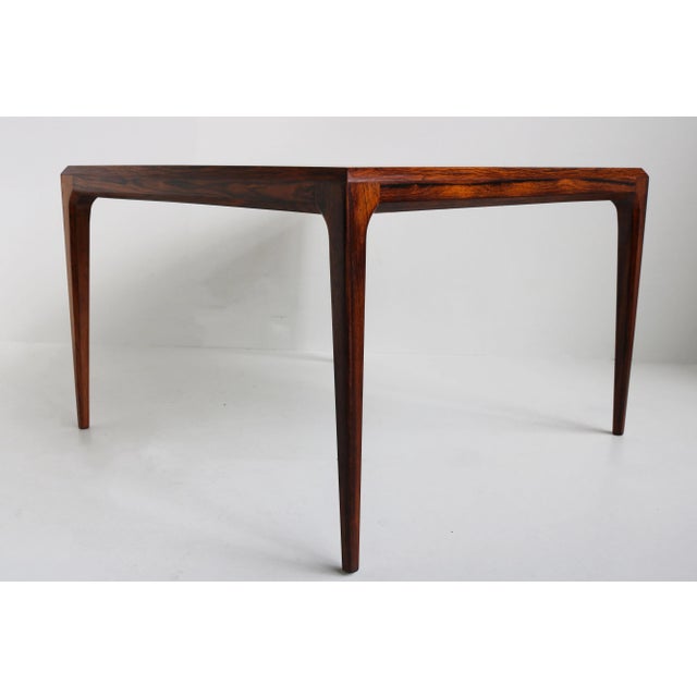1950s Rosewood Coffee Table by Johannes Andersen for CFC Silkeborg, 1950s For Sale - Image 5 of 14