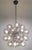Not Yet Made - Made To Order 21st Century Ventiquattro Black Powder Coat Smoky Bubbles Murano Sputnik Chandelier by Fabio LTD For Sale - Image 5 of 7