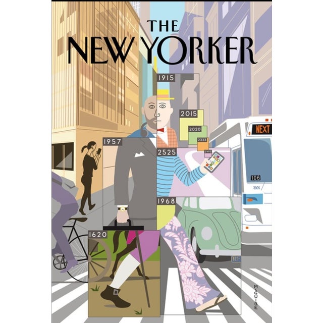 Richard McGuire, The New Yorker, 2015, Hand-Signed Color Serigraph, 2015 For Sale