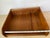 Vintage Teak Tambour Roll-Top Storage Box, Danish Modern Style For Sale - Image 9 of 12