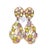 2000 - 2009 Bochic “Orient” Vintage Amethyst, Peridot & Citrine Earrings Set 18K Gold&Silv For Sale - Image 5 of 8