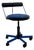 Adjustable Blue Desk Chair from Bieffeplast, 1980s For Sale