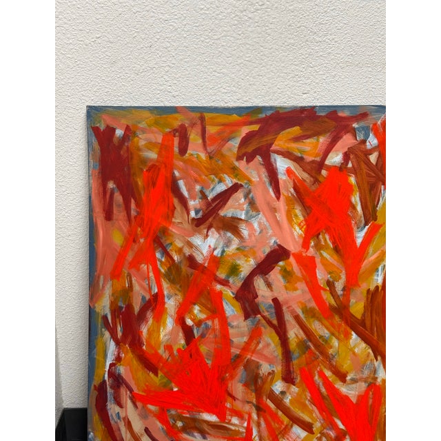 David Wong “Brad” Abstract Acrylic on Canvas, Circa 2009 For Sale - Image 10 of 12