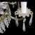 Bronze French Empire Style Crystal & Gilt Bronze “Crystal Basket” 8-Light Chandelier For Sale - Image 8 of 11