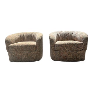 Mid 20th Century Pair of Midcentury Modern Club Chairs For Sale