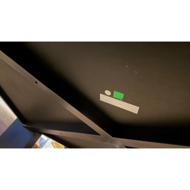 Wood Rh 67”x40” Wyeth Carbonized Split Bamboo Coffee Table For Sale - Image 7 of 9