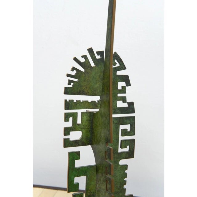 Arnaldo Ugarte "Tehuascan" Bronze Sculpture For Sale - Image 9 of 11