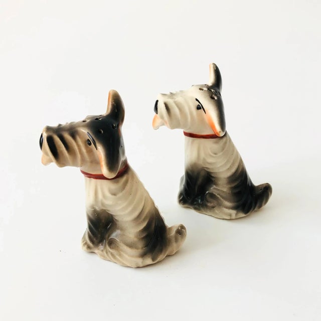 Mid 20th Century Dog Salt and Pepper Shakers For Sale - Image 5 of 8