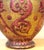 Large Italian Aretini Pottery Vase, Red & Gold Enamel Relief Decoration, Arezzo For Sale - Image 12 of 18