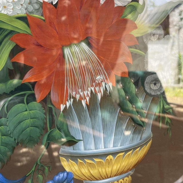 Still Life Bouquet of Flowers, Gouache on Paper, 1830s For Sale - Image 4 of 18