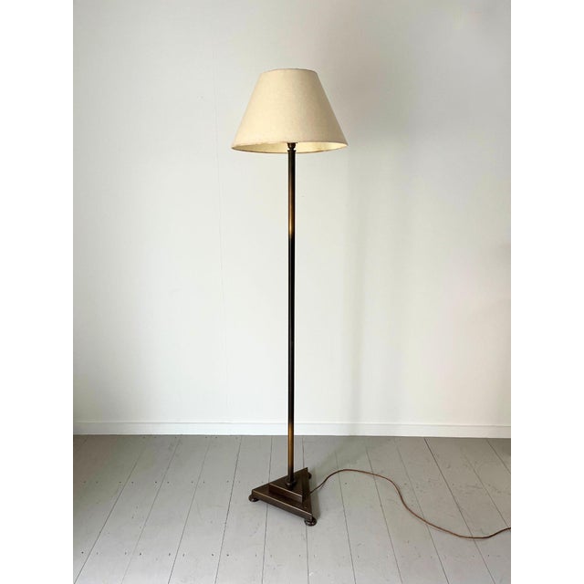 Vintage Art Deco Metal Floor Lamp, 1980 For Sale - Image 9 of 9