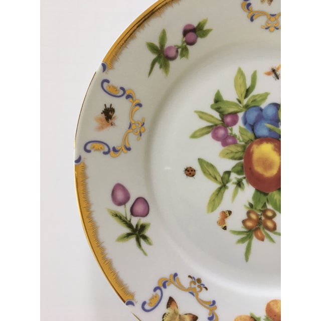 Set of 6 - I Godinger & Co. Gold Trimmed Porcelain 10 Set of 6 - I Godinger & Co. Gold Trimmed Porcelain 10