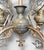 Late 19th Century Victorian Chandelier With Painted Shades For Sale - Image 9 of 18