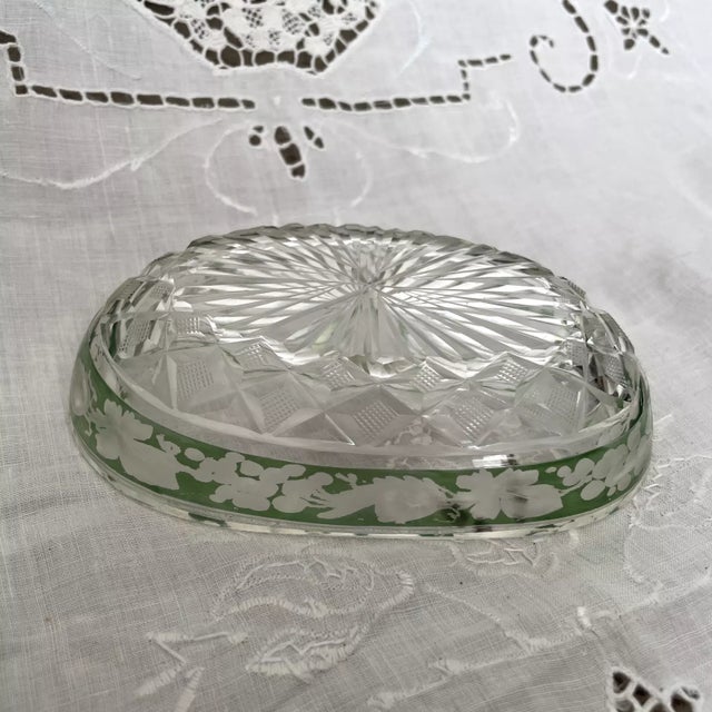 Antique Crystal Vanity Set - 8 Pieces For Sale - Image 9 of 12