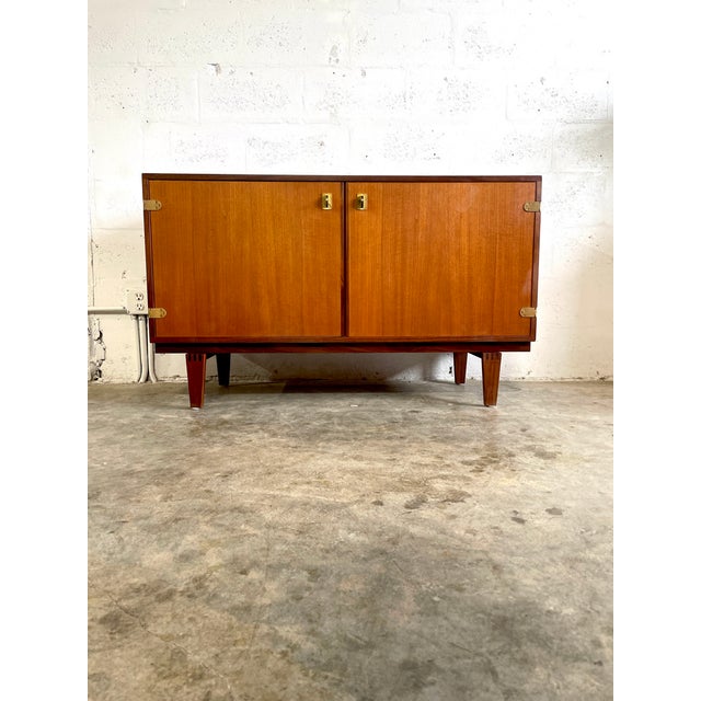 Danish Modern Teak Sideboard by Peter Lovig Nielsen for Dansk Designs. 47w 17.75d 28.25h