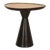 Kravet Sculptural Side Table or Pedestal With Gilded Top For Sale