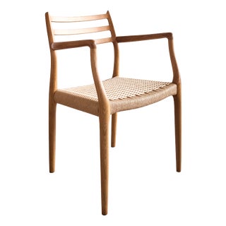 Mid-Century Modern Danish Model 62 Armchair in Oak by Niels O. Møller for J.L. Møllers, 1960s For Sale